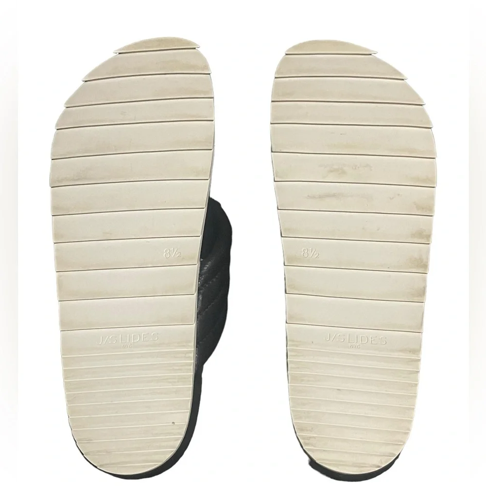 J/SLIDES NYC Wide Straps Sandals Women’s Size 8.5 Black - Picture 6 of 8